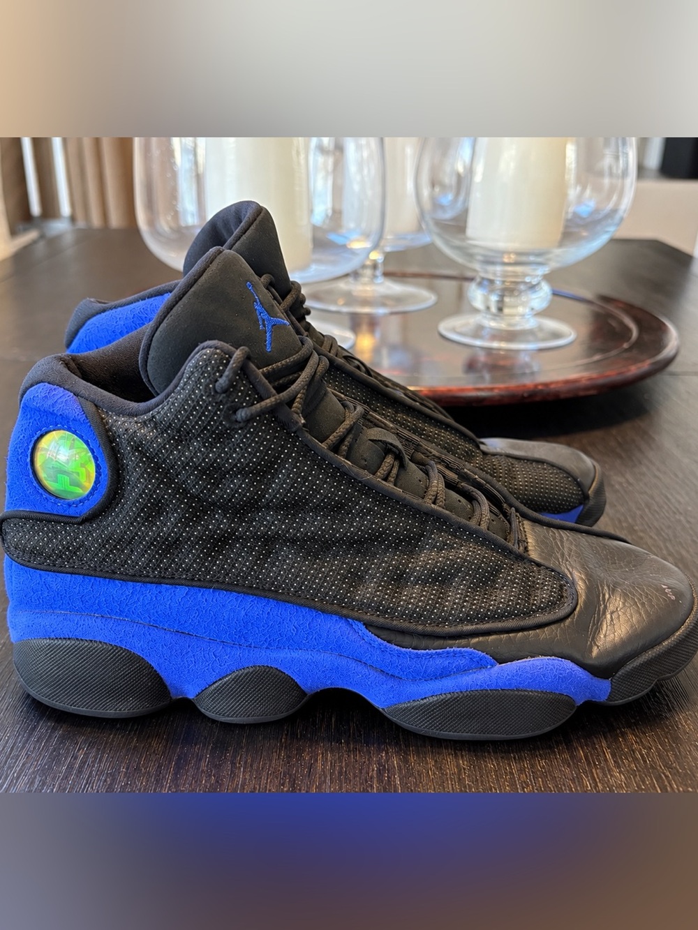 Air Jordan 13 Retro GS Black Hyper Royal 2020 Size 7Y 884129-040